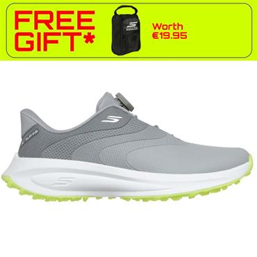 Skechers Gents Flow Twist Boa Spikeless Shoes Grey