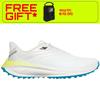 Skechers Gents Flow Spikeless Shoes White/Black/Mint/Teal