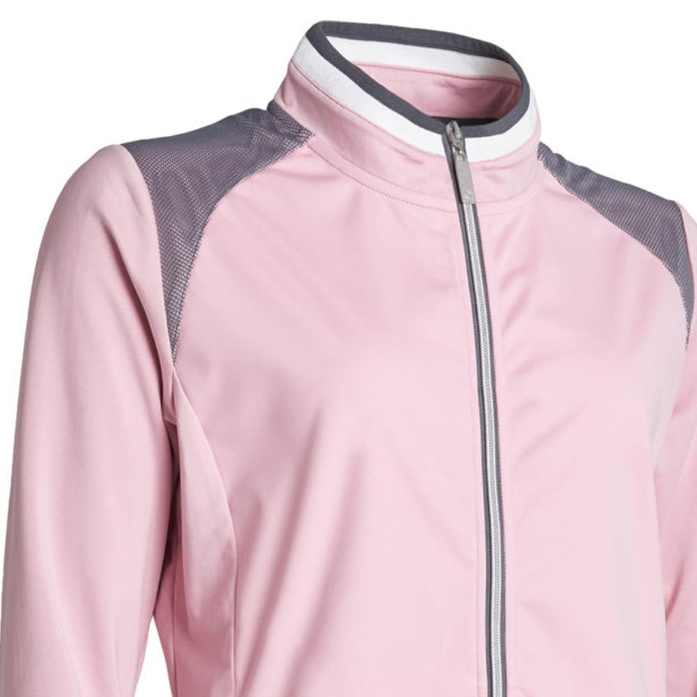 Abacus Ladies Navan Softshell Hybrid Jacket Rosebud (431) Golf Store