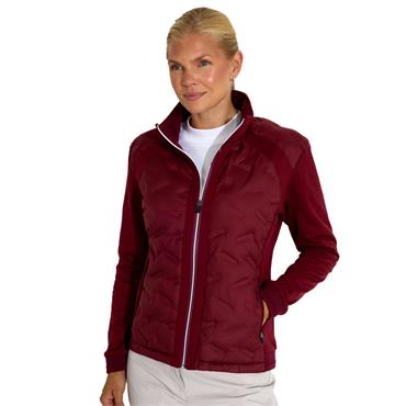 Abacus Ladies Portrush Hybrid Jacket Cranberry (411)