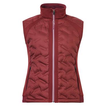 Abacus Ladies Portrush Hybrid Vest Cranberry (411)