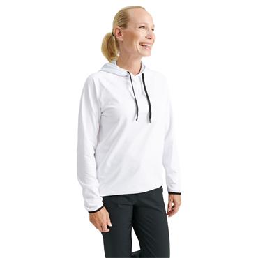 Abacus Ladies Loop Hoodie White (100)