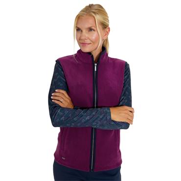 Abacus Ladies Foxhillls Midlayer Bodywarmer Beetroot (221)