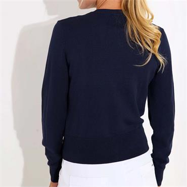 Abacus Ladies Niblick Cardigan Navy (300)