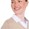 Abacus Ladies Liffin V-Neck Pullover Sandshell (128)