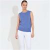 Abacus Ladies Niblick Sleeveless Shirt Horizon Blue (527)