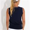 Abacus Ladies Niblick Sleeveless Shirt Navy (300)