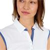 Abacus Ladies Bovey Drycool Sleeveless White Blue (191)