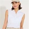 Abacus Ladies Bovey Drycool Sleeveless White/Lite Sand (142)