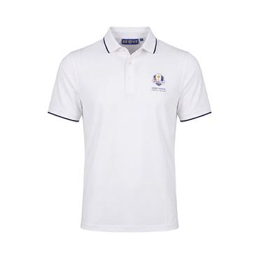 Seve Gents Ryder Cup 2027 Pique Polo Shirt White