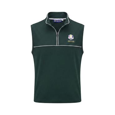 Seve Gents Ryder Cup 2027 ¼ Zip Vest Deep Green