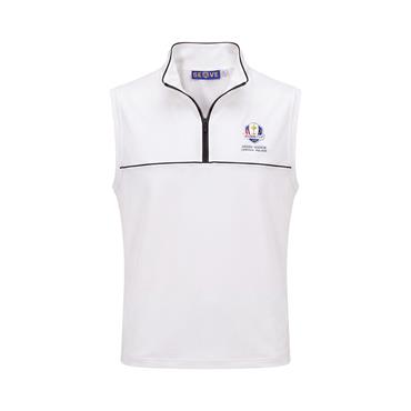 Seve Gents Ryder Cup 2027 ¼ Zip Vest White