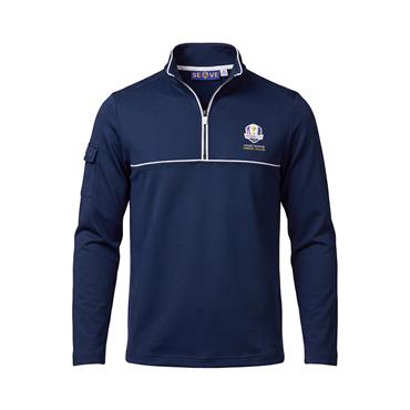 Seve Gents Ryder Cup 2027 ¼ Zip Sweater Navy - Blue