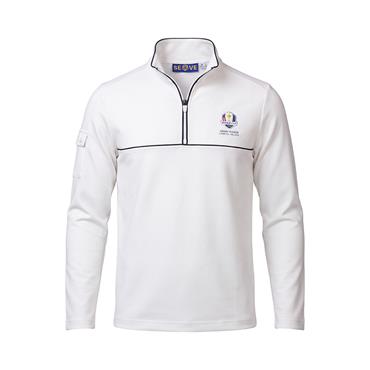 Seve Gents Ryder Cup 2027 ¼ Zip Sweater White