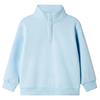 Gym+Coffee Kids Snap Collar Sierra Sweatshirt Glacial Blue