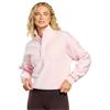 Gym+Coffee Ladies Daily Snap Collar Sierra Sweatshirt Ballet Pink