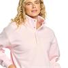 Gym+Coffee Ladies Daily Snap Collar Sierra Sweatshirt Ballet Pink