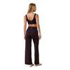 Gym+Coffee Ladies Soft Motion Wide Leg Legging Mocha Bean