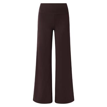 Gym+Coffee Ladies Soft Motion Wide Leg Legging Mocha Bean