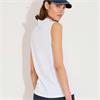 Abacus Ladies Cray Drycool Sleeveless Shirt White (100)