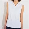 Abacus Ladies Cray Drycool Sleeveless Shirt White (100)