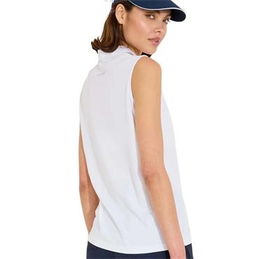 Abacus Ladies Cray Drycool Sleeveless Shirt White (100)