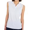 Abacus Ladies Cray Drycool Sleeveless Shirt White (100)