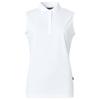 Abacus Ladies Cray Drycool Sleeveless Shirt White (100)