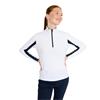 Abacus Ladies Aloha UV Long Sleeve Top White - Navy (193)