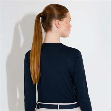 Abacus Ladies Aloha UV Turtle Neck Navy (300)