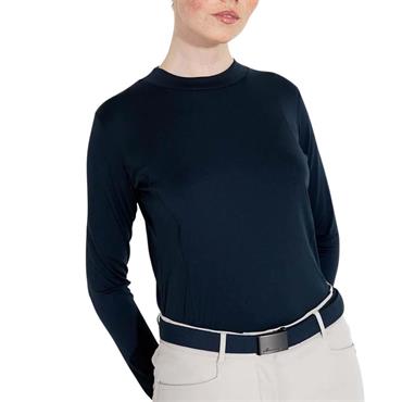 Abacus Ladies Aloha UV Turtle Neck Navy (300)