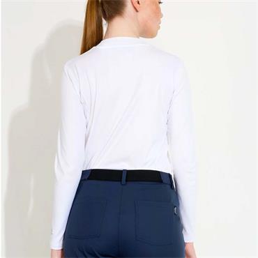 Abacus Ladies Aloha UV Turtle Neck White (100)