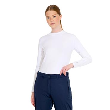Abacus Ladies Aloha UV Turtle Neck White (100)