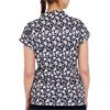 Abacus Ladies Victoria Drycool Cupsleeve Black Flower (649)