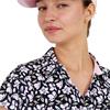 Abacus Ladies Victoria Drycool Cupsleeve Black Flower (649)