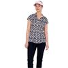 Abacus Ladies Victoria Drycool Cupsleeve Black Flower (649)