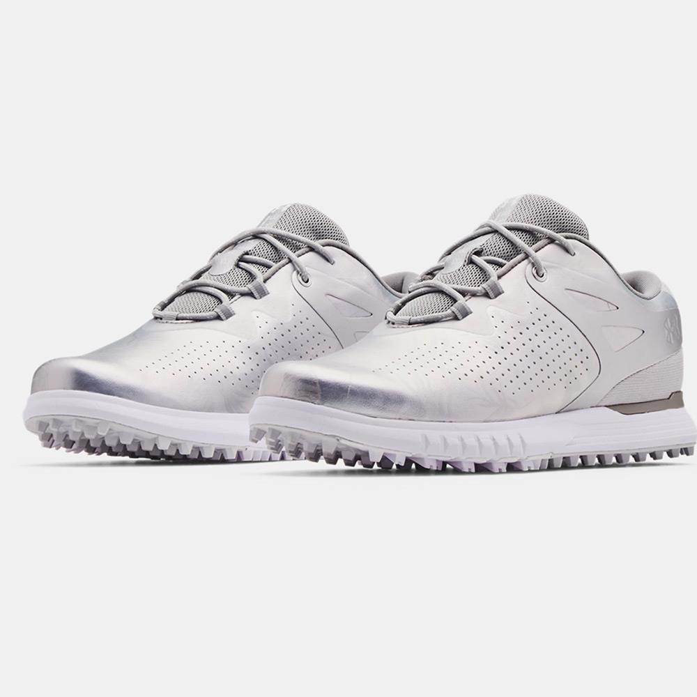 Under Armour Ladies Charged Breathe Spikeless Shoes White 100 Golf Store