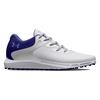 Under Armour Ladies Charged Breathe 2 Spikeless Shoes White - Metallic Silver (100)