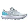 Under Armour Junior Surge Unisex Shoes Halo Grey  - Fresco Blue - Metallic Silver (014)