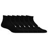 ASICS Unisex Quarter 6-Pair Socks Black