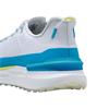Puma Gents IGNITE ELEVATE X Spikeless Shoes Puma White - Speed Blue - Apple Spritz