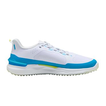 Puma Gents IGNITE ELEVATE X Spikeless Shoes Puma White - Speed Blue - Apple Spritz