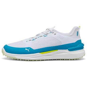 Puma Gents Ignite Elevate X Shoes White Speed - Blue Apple