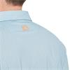 FootJoy Gents Wiggle Print Lisle Polo Shirt Blue Jay - Pistachio - White