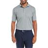 FootJoy Gents Houndstooth Geo Lisle Polo Shirt Grey