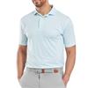 FootJoy Gents Houndstooth Geo Lisle Polo Shirt White