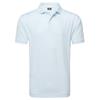 FootJoy Gents Houndstooth Geo Lisle Polo Shirt White