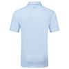 FootJoy Gents Speckle Print Pique Polo Shirt Blue Jay - White