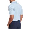 FootJoy Gents Speckle Print Pique Polo Shirt Blue Jay - White