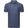 FootJoy Gents Bounce Print Pique Polo Shirt Dark Denim